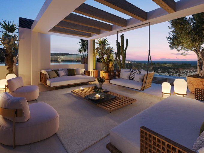Penthouse solarium New development on The Golden Mile- Earth for sale