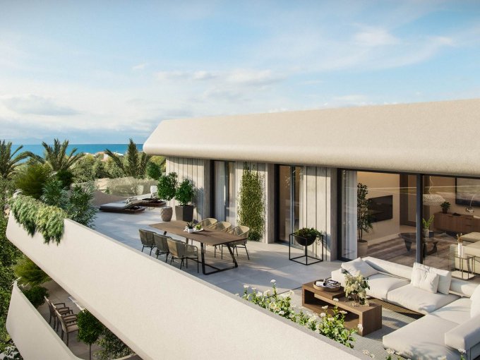 Solarium New Apartments in San Pedro Alcantara for sale