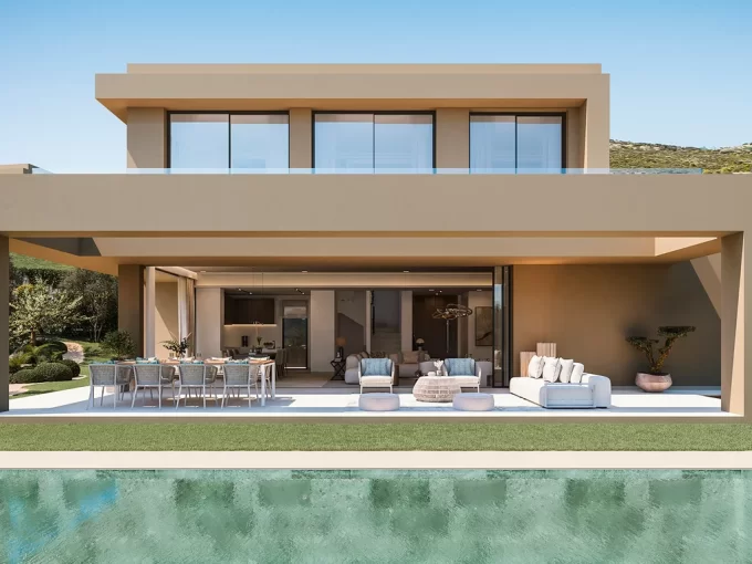 Pool New Villa in Marbella with Sea Views for sale