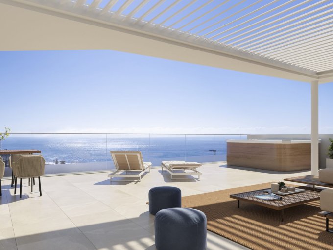 Solarium New Apartments in Malaga for sale