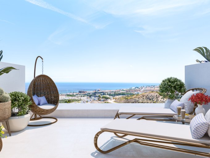 Solrium New Townhouse in La Cala de Mijas for sale