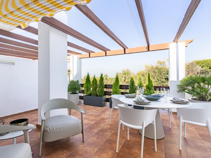 Terrace Bright Duplex in Sierra Bermejo for sale