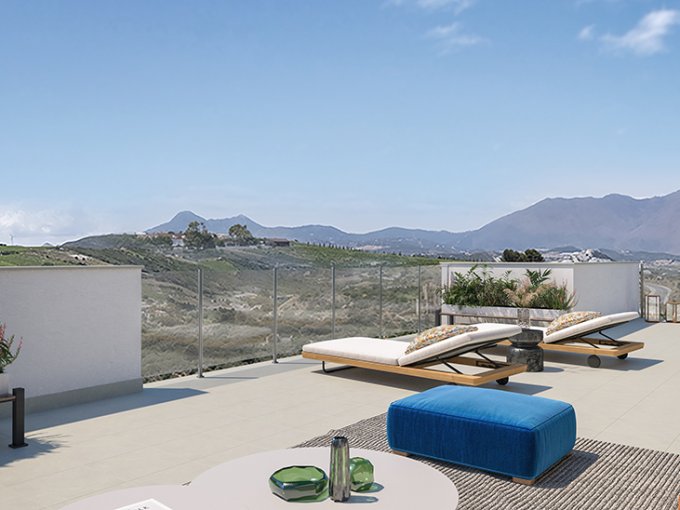 Terrace New Apartments in Manilva, Alonia for sale