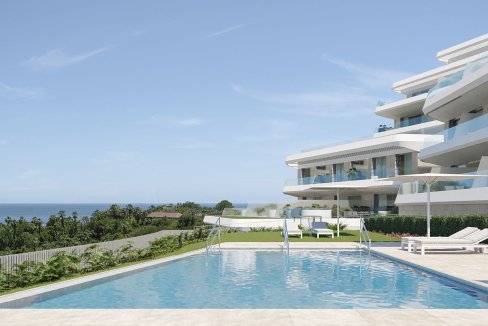 Pool New Apartment in Selwo, Estepona for sale