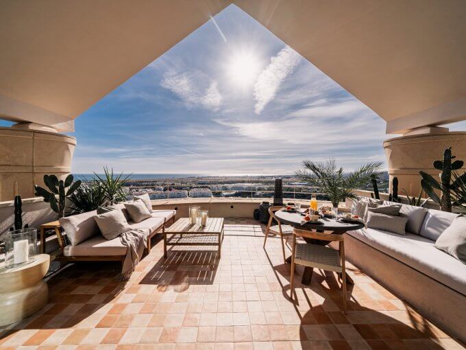 View Stunning Duplex Penthouse for Sale in Marbella