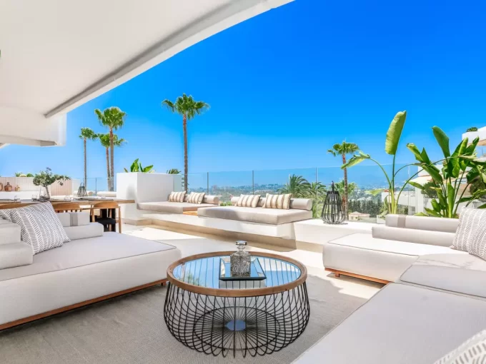 Covered terrace Incredible Apartment on the Golden Mile for Sale
