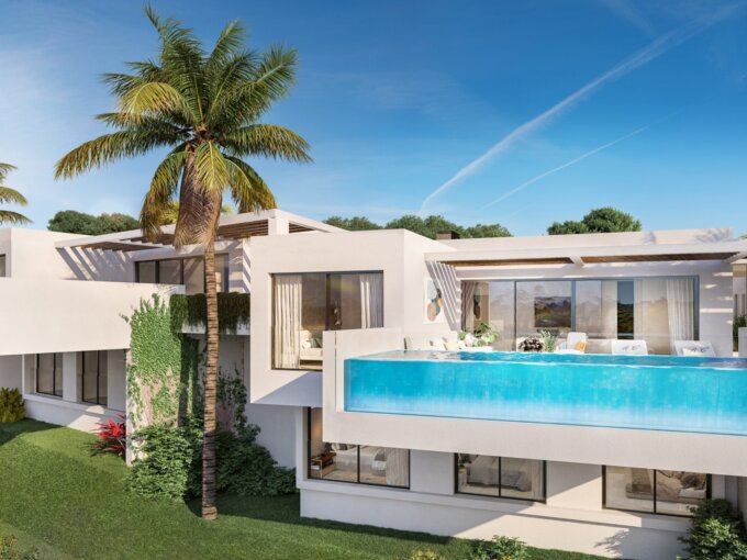 Exterior New Built Villa for Sale in Torremuelle, Benalmadena