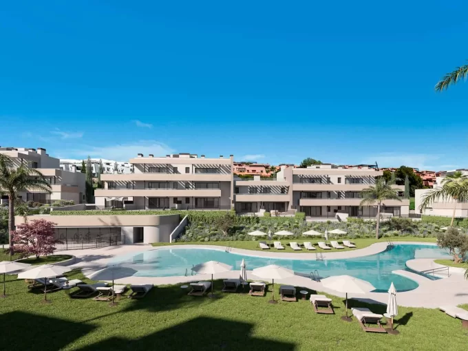 Pool New Built Apartment for Sale in Casares Costa
