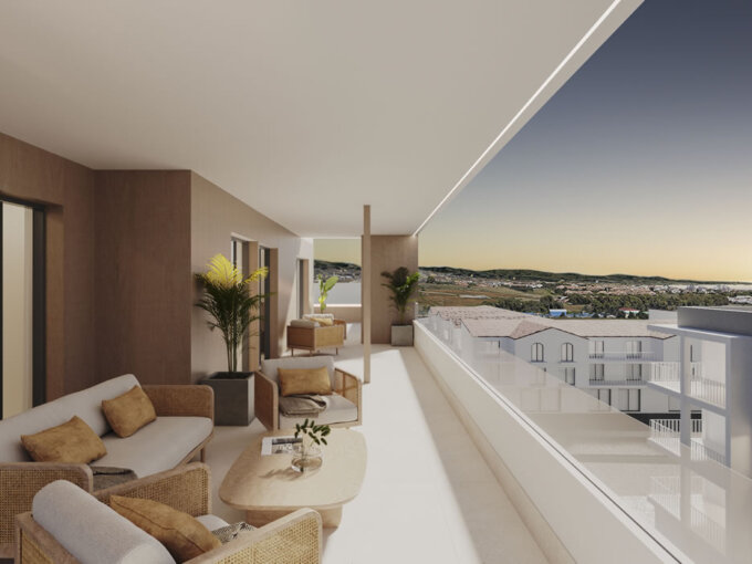 Terrace New Apartment for Sale in San Pedro de Alcantara