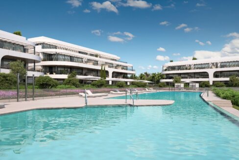 Pool New Built Apartment for Sale in Atalaya