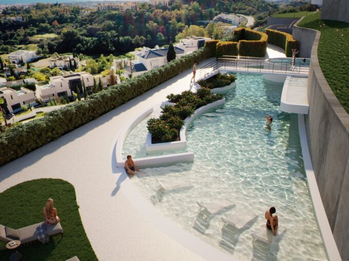 Pool New Built Apartment for Sale in Benahavis. Property for sale in Marbella.