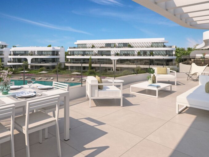 Solarium New Built Apartment for Sale in Atalaya