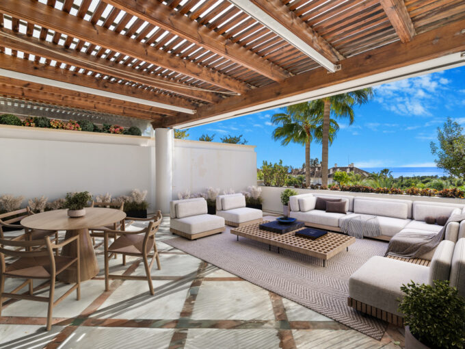 Covered terrace Exceptional Duplex Penthouse for Sale. Property for sale in Marbella.