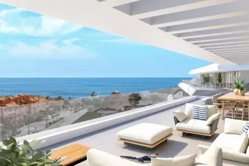 Terrace view Luxury Boutique Apartment for Sale. Property for sale in Marbella.
