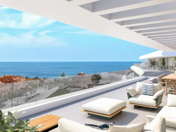 Terrace view Luxury Boutique Apartment for Sale. Property for sale in Marbella.