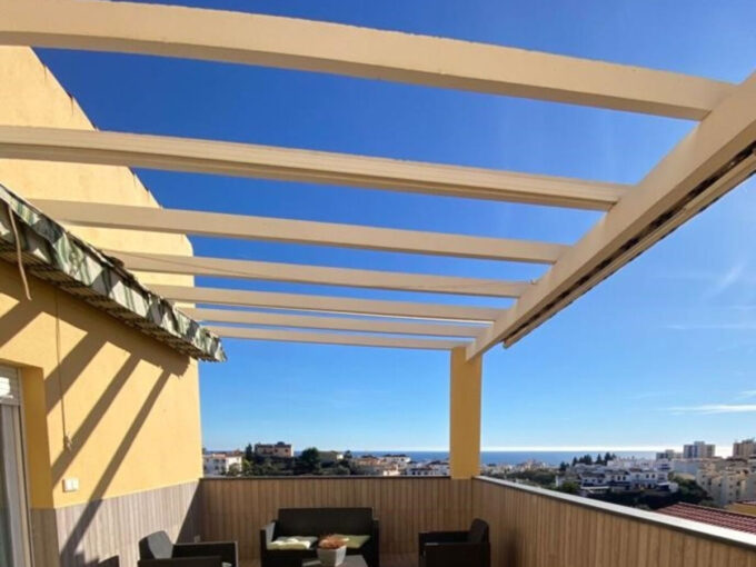 Terrace view Spacious Penthouse in Marbella Center for Sale. Real estate for sale in Marbella.