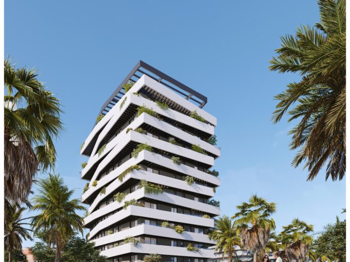 Building New Beachfront Apartment in Malaga for Sale. Property for sale in Marbella.