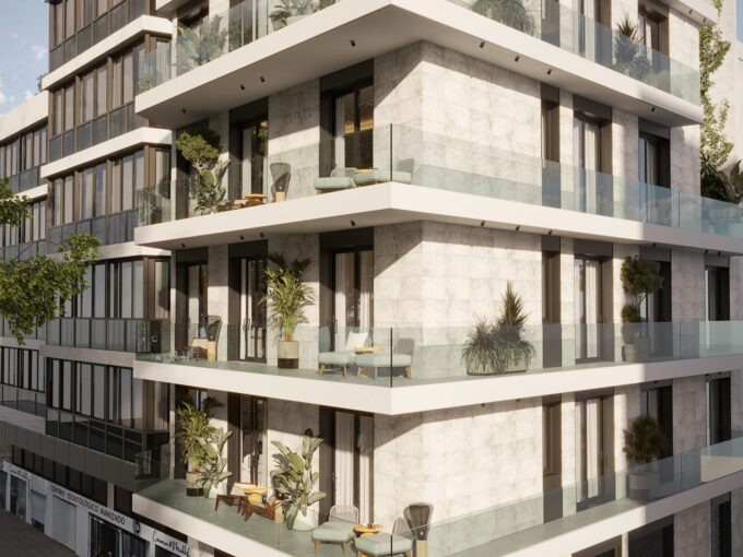 Exterior New Built Apartment for Sale in the Heart of Marbella. Real estate for sale in Marbella.