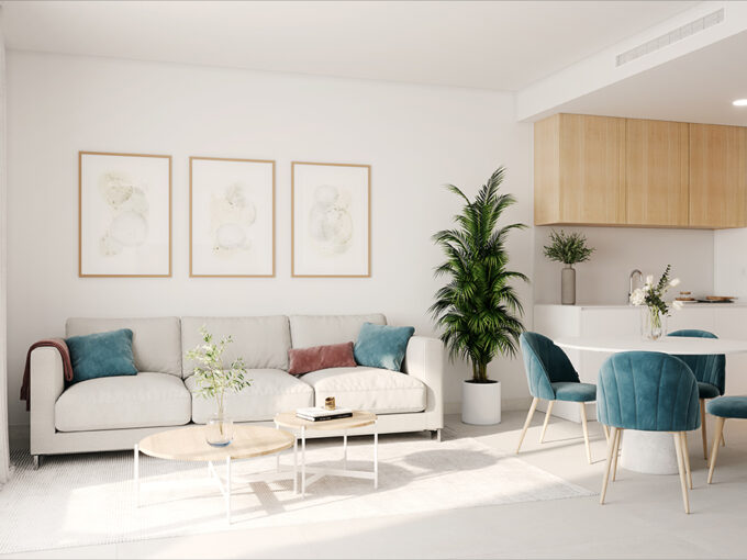 Living room New Apartment in the Heart of Malaga. Property for sale in Marbella.