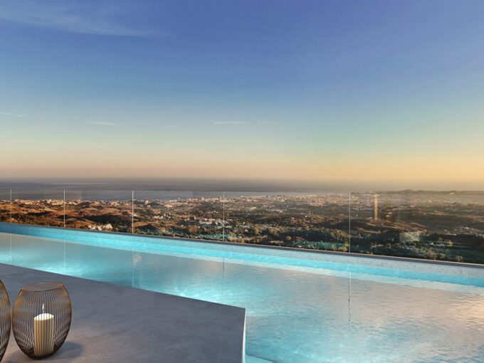 Pool New 2 bedroom Apartments in Mijas. Property for sale in Marbella.