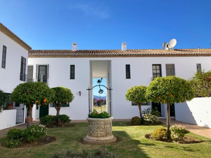 Garden Spacious Townhouse for Sale in Mijas Golf. Real estate for sale in Marbella.