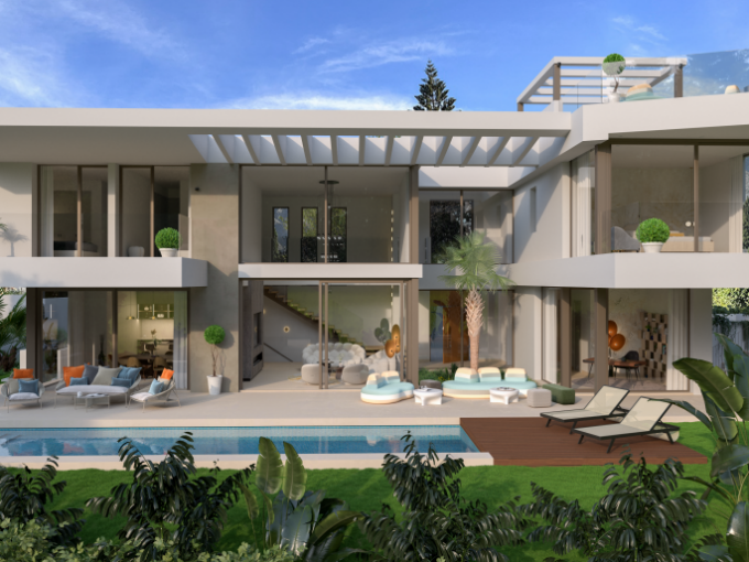 Newly Built Luxury Villa for Sale on the Golden Mile. Property for sale in Marbella.