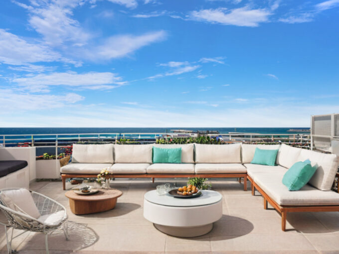 Outdoor space Impressive Duplex Penthouse for Sale in Playa Esmeralda. Property for sale in Marbella.
