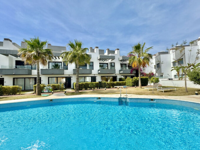 Exterior Modern Townhouse for Sale in Torreblanca. Property for sale in Marbella.
