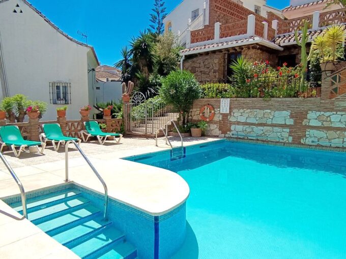 Pool Beautiful townhouse for Sale in Mijas Golf. Real estate for sale in Marbella.