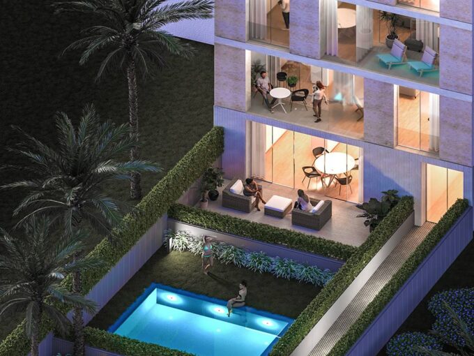 Pool New Beachfront Apartment for sale in El Limonar. Property for sale in Marbella.
