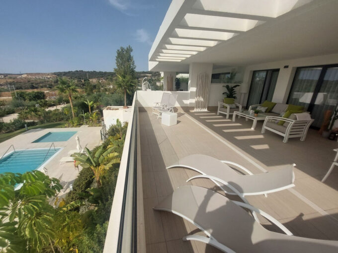 View Stunning Ground Floor Apartment for Sale in Estepona. Property for sale in Marbella.