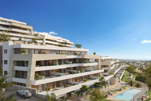 Exterior New Apartment for Sale on the New Golden Mile. Property for sale in Marbella.