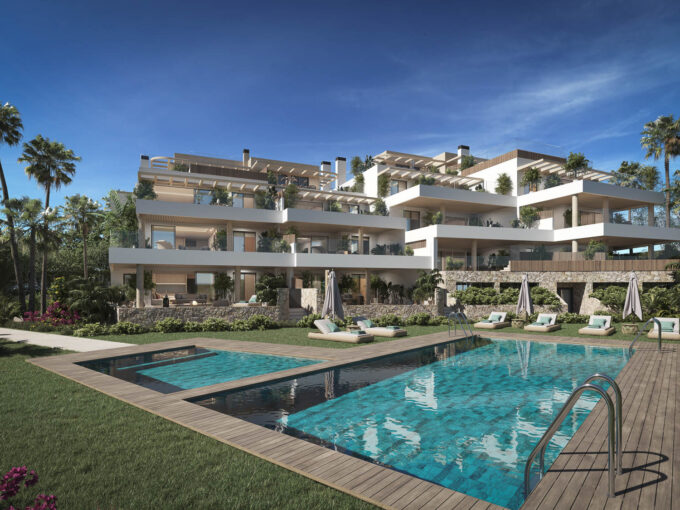 Outdoor pool - Exclusive apartments and penthouses for sale in Cabopino, Marbella