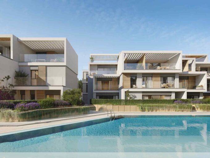 Exterior Newly Built Apartment in Nueva Andalucia. Real estate for sale in Marbella.