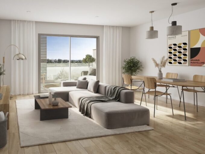 Living room New Apartment for Sale in San Pedro Alcántara. Real estate for sale in Marbella.