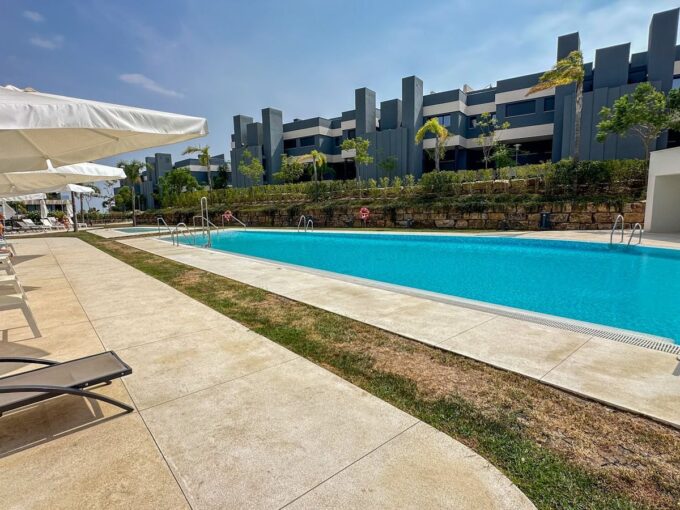 Pool Luxurious Garden Apartment for Sale in Estepona. Property for sale in Marbella.