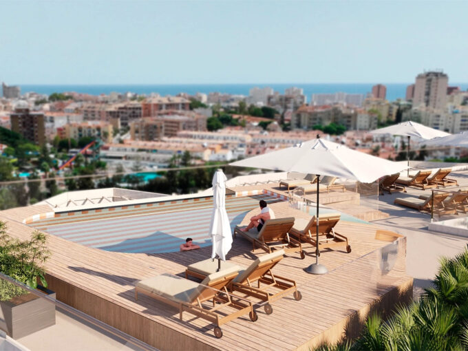 Pool Newly Built Apartments for Sale in Fuengirola. Property for sale in Marbella.