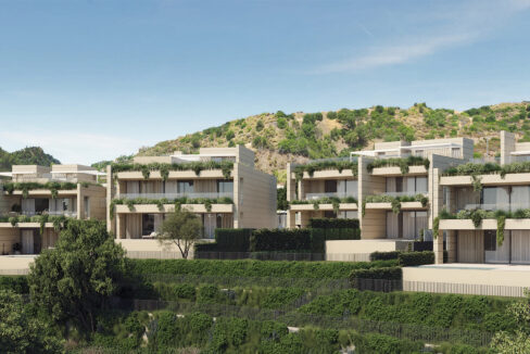 Building New Garden Apartment with Private Pool for Sale in Elviria, Marbella