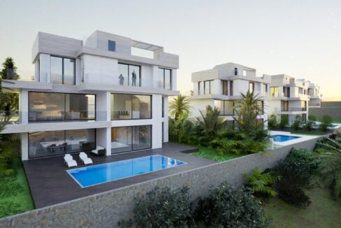 Exterior New Frontline Golf Villas for sale in Estepona. Property for sale in Marbella.