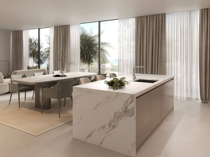 Kitchen New Apartment for Sale in Estepona Near Golf. Property for sale in Marbella.