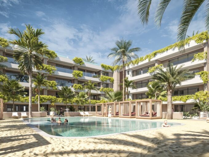 Pool area New Built Apartment for Sale in Marbella. San Pedro Pueblo