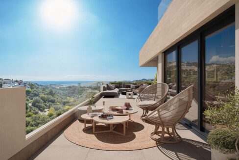 terrace New Built Apartment for Sale in Marbella
