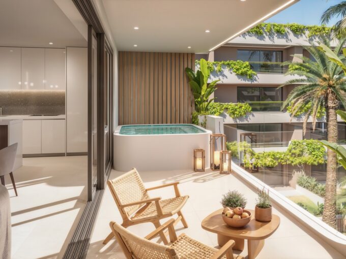 Terrace New Built Apartment for Sale in Marbella. San Pedro Pueblo
