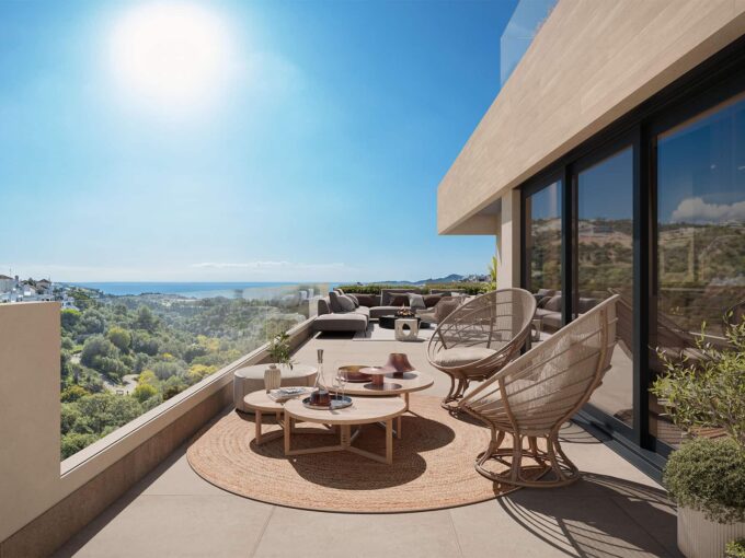 Terrace New Built Apartment for Sale in Marbella