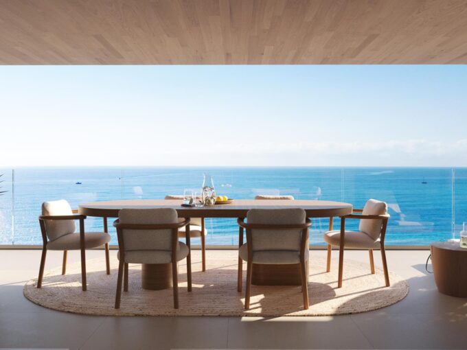 Terrace view New Built Apartment for Sale in Fuengirola. Property for sale in Marbella.