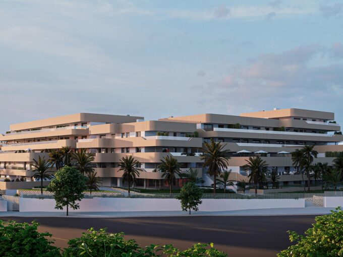 Exterior New Built Apartment for Sale in Estepona. Property for sale in Marbella.