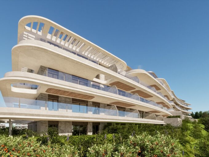 Exterior New Luxury Apartment for Sale in El Chaparral Alto, Mijas, Marbella