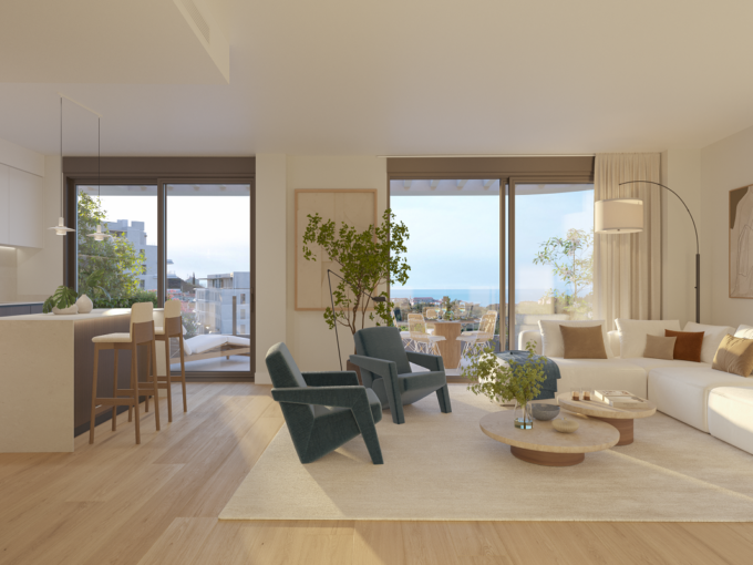 Interior New Luxury Apartment for Sale in El Chaparral Alto, Mijas, Marbella