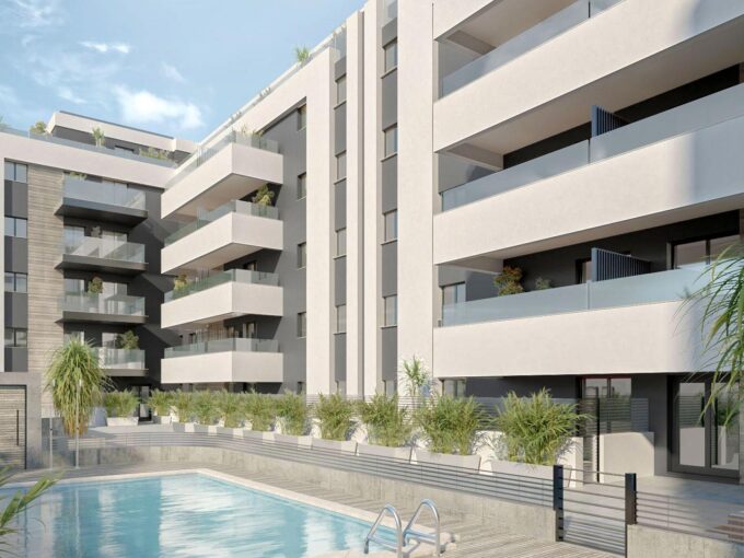 Pool Newly Built Apartment in Mijas for Sale. Real estate for sale in Marbella.