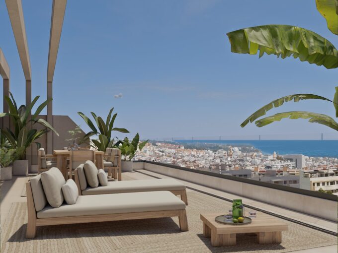 relax area Newly Built Apartment in Estepona for Sale. Property for sale in Marbella.